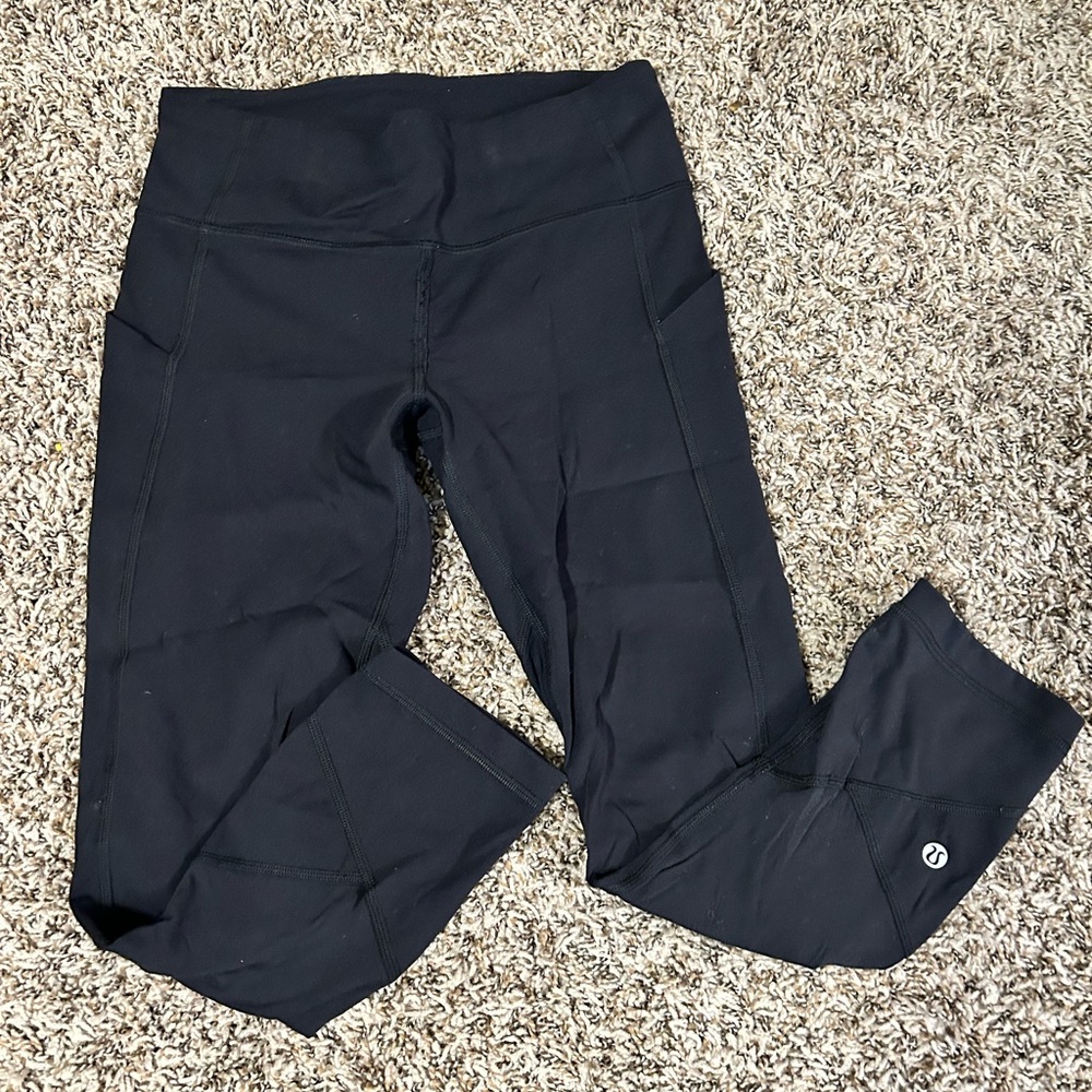 lululemon black leggings size 2